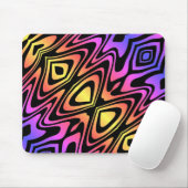 Buntes psychedelisches Mauspad (Mit Mouse)