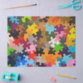 buntes Puzzle Seidenpapier (Basteln)