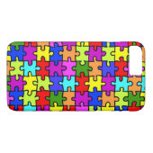 Buntes Puzzlemuster des Regenbogens Case-Mate iPhone Hülle (Rückseite (Horizontal))