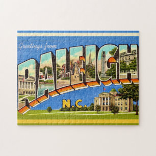 Buntes Raleigh NC 11x14 Puzzle