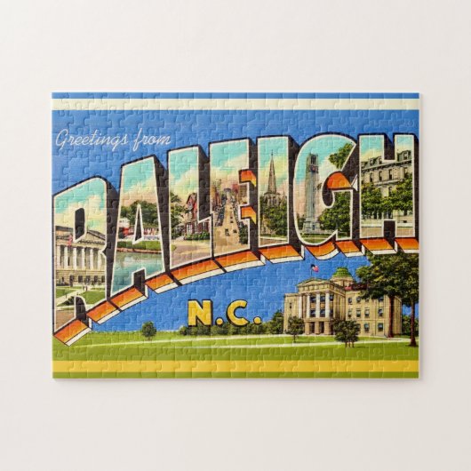 Buntes Raleigh NC 11x14 Puzzle (Horizontal)