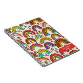 Buntes Regenbogen-Notizbuch Notizblock (Rechte Seite)
