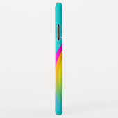 Buntes Regenbogennamensaqua der Mädchen Case-Mate iPhone Hülle (Hinten/Rechts)