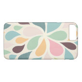 Buntes Retro Paisley-Muster Case-Mate iPhone Hülle (Rückseite (Horizontal))