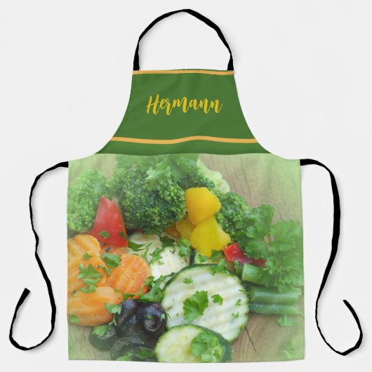 buntes Rohkost Schürze (Vorderseite)