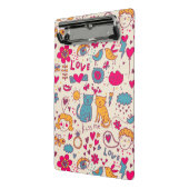 Buntes romantisches Muster Mini Klemmbrett (Gewinkelt2)