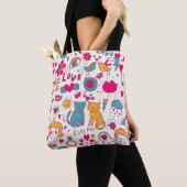 Buntes romantisches Muster Tasche (Von Nahem)