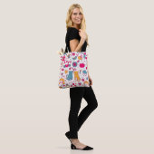 Buntes romantisches Muster Tasche (Am Model)