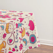 Buntes romantisches Muster Tischdecke (Beispiel)