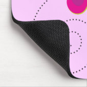 Buntes Rosa-2. Grad-Lehrer Mousepad (Ecke)