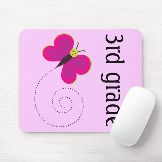 Buntes Rosa-3. Grad-Lehrer Mousepad (Mit Mouse)
