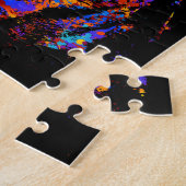 Buntes Rottweiler - Metzgerhund Puzzle (Seite)