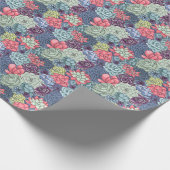 Buntes saftiges Muster Geschenkpapier (Ecke)