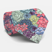 Buntes saftiges Muster Krawatte (Gerollt)