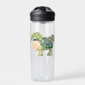 buntes Schaf Trinkflasche (Vorderseite)