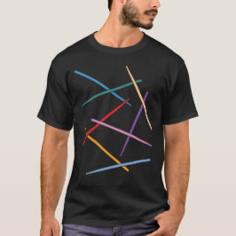 Buntes Schlagzeug T-Shirt
