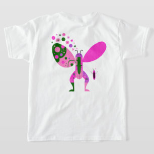 Buntes Schmetterling-Grafik-T-Shirt T-Shirt