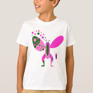 Buntes Schmetterling-Grafik-T-Shirt T-Shirt