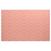 Buntes Schnellimbiß Burger-Würstchen-Soda-Muster Stoff (Fat Quarter (45,7 x 55,9 cm))
