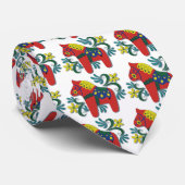 Buntes Schwede Dala Pferd Krawatte (Gerollt)