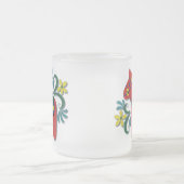 Buntes Schwede Dala Pferd Mattglastasse (Mittel)