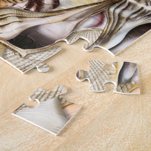 Buntes Seashells-Puzzlespiel Puzzle (Seite)