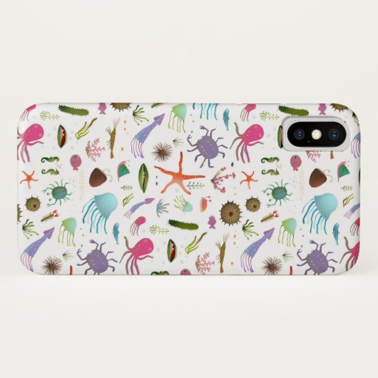 Buntes Seeleben Case-Mate iPhone Hülle (Rückseite (Horizontal))