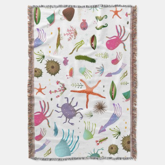 Buntes Seeleben Decke (Vorderseite Vertikal)
