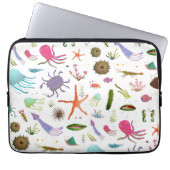 Buntes Seeleben Laptopschutzhülle (Vorderseite)