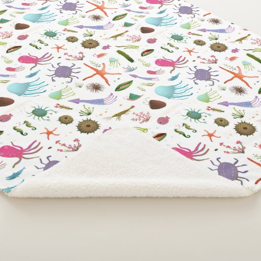 Buntes Seeleben Sherpadecke (3/4)