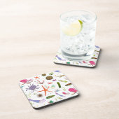 Buntes Seeleben Untersetzer (Rechte Seite)