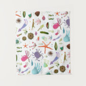 Buntes Seeleben Wandteppich (Vorderseite)