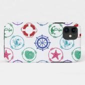 Buntes Seemuster Case-Mate iPhone Hülle (Rückseite (Horizontal))