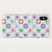 Buntes Seemuster Case-Mate iPhone Hülle (Rückseite (Horizontal))