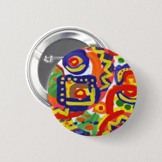 Buntes SinnesButton Button (Vorne & Hinten)