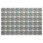 Buntes Skizzemuster der Blumenschmetterlinge Stoff (Yard (91,4 cm))