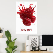 Buntes Sommer Obst Plakat (Heimbüro)
