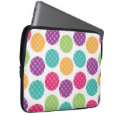 Buntes Sommer-Punkt-Muster Laptopschutzhülle (Vorne Rechts)