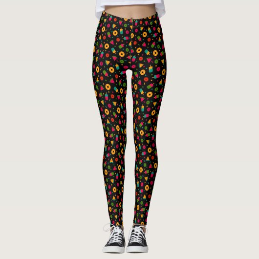 buntes Sommereis Leggings (Vorderseite)