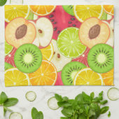 Buntes Spaß-Frucht-Muster Geschirrtuch (Gefaltet)