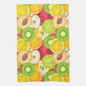 Buntes Spaß-Frucht-Muster Geschirrtuch (Vertikal)
