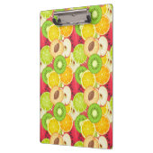 Buntes Spaß-Frucht-Muster Klemmbrett (Links)