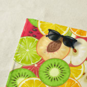 Buntes Spaß-Frucht-Muster Strandtuch (Beispiel)