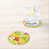 Buntes Spaß-Frucht-Muster Untersetzer (Vor Ort)