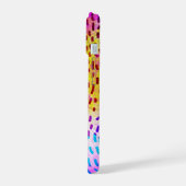 Buntes Spritzer-Tierdruck-iPhone-Case iPhone 15 Hülle (Linke Seite)