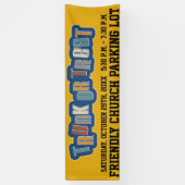Buntes Stamm-oder-Behandle-Event-Banner Banner (Vertikal)