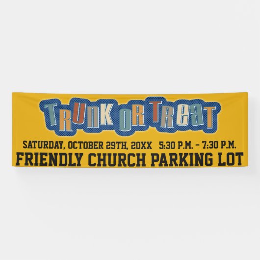 Buntes Stamm-oder-Behandle-Event-Banner Banner (Horizontal)