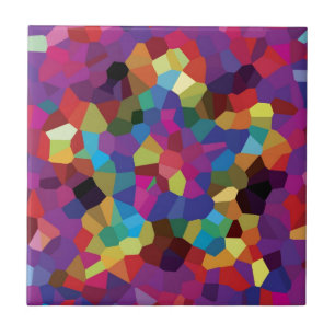 Buntes Stern-Mosaik Fliese