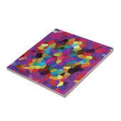 Buntes Stern-Mosaik Fliese (Seite)