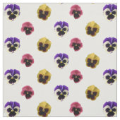 Buntes Stiefmütterchen-Baumwollgewebe Stoff (Muster)